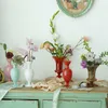 Retro glazen vaas decoratieve ins kleurrijke Europese huis bloemstuk decoratie ornamenten plant potten planter houder 211130