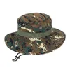 Chapeaux de plein air Camouflage Tactique Cap Militaire Boonie Chapeau Us Army Caps Camo Hommes Sports Soleil Seau Pêche Randonnée Chasse # T1P