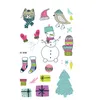 Rocooart Christmas Decorations Cute Tattoo Waterproof Stickers Children Party Little Gift For Kid Temporary Tattoos