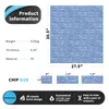 Art3d 5-Pack Peel and Stick 3D Wallpaper Panels for Interior Wall Decor Self-Adhesive Foam Brick Wallpapers in Blue, Covers 29 Sq.Ft