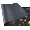 Mouse pads pulso descansa astronauta espaço grande jogo almofada planeta foguete mesa antiderrapante borracha durável bordas costuradas para laptop3307282