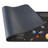 Muismatten Polssteunen Astronaut Space Grote gamepad Planet Rocket Bureau Antisliprubber Duurzaam gestikte randen voor laptop3307282