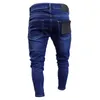 2021 NUOVO di zecca Style Stylish maschi strappati jeans skinny distrutti i pantaloni in denim slim fit sfilacciati y0927