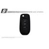 Кнопка из углеродного волокна ABS 3 Кнопки Car Case Case Lada Vesta Granta для Megane Clio Captur Kangoo Key Bag Saill