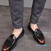 Мужчины Оксфорд Кожаные туфли с бабочкой Мокасины мужские Обувь мужская Обувь мужской Формальный Бизнес Повседневная Квартиры Элегантные Черные Господа Свадебный мужской Обувь
