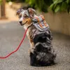 Husdjur ryggsäck hund sele retro stil hund själv ryggsäck trendig mode katt valp bröstband resa skolväska roligt husdjur 210729