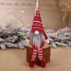 Kerstdecoratie Faceless Old Man Creative Sitting Tree Hanger Mini Doll-venster Decoratie Christma Artikelen Feestartikelen JJB11352