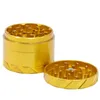 Aluminum alloy diameter 63mm grinder latest tire card printing deduction four layer smoke grinders