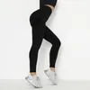 Yoga Pants 2021 Leggings Women's Solld Color High Waist Sexy Show The Hip Leggins Mujer Mallas Deporte Outfit