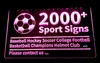 2000+ Soprt Signs Ljusskylt Baseball Hockey Fotboll Basketboll Hjälm CLub 3D LED Dropshipping Partihandel