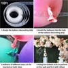 Party Decoration 98PCS White Gold Balloon Garland Arch Kit Confetti Balony i Zielone Liście Dla Baby Shower Wedding Urodziny Dekoracje