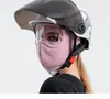 Cyclisme Balaclava Ski anti-poussière Ski Respirant Ski Respirant Masques Fleece Visage Capuche à capuche de bouclier avec Goggles HD GC594