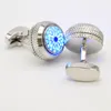 Led Cufflinks Men Style Stil Hediyelik Eşya Kufflink Festival Partisi Malzemeleri Smokin Suit İş Doğum Günü Yıldönümü Mezuniyeti Hediye Paketi için