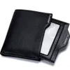 2021 NEW Baborry Leather Rfid Wallet Short Slim Male Luxury Business Purses Money Clip Credit Card Dollar Portomonee Carte272S