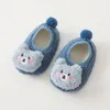 First Walkers Autumn Winter Thickened Baby Toddler Shoes Girl Boy Floor Cartoon Doll Children Soft Rubber-Soled