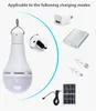 BLS 60 20RC 7W Portable Bulb-shape Solar Power Light for Camping - White S