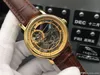 Super Montre de luxe мужские часы 42 мм * 13 мм 316л тонкой стальной корпус корпуса автоматического механического движения коровьей бассейна