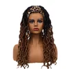 Parrucche sintetiche VADES Fascia per capelli Dreadloc Parrucca Lungo Nero Marrone Morbido Faux Locs Intrecciatura Crochet Twist per donna