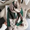 Schals Dame Schals Frauen Kaschmir Schal Winter Geometrische Plaid Druck Dicke Warme Wraps Marke Decke Cape Stoles17818550