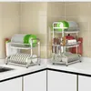 Kitchen Stainless Steel Shelf Bowl Dish Rack Kitchen Creative Shelf Wall Hanging 3 Layers Kitchen Shelves Cutlery Organizer X0716978423