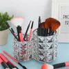 Storage Boxes & Bins Nordic Crystal Makeup Brush Holder Dressing Table Cosmetic Tube Desktop Pencil Vase