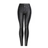 pantalon en cuir noir europe