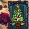 Christmas Decorations DIY Merry Tree Felt Home Santa Claus Xmas 21 Year'S Eve 22 Cristmas Children Gifts Navidad Ornaments251H
