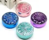 Fashional Round electroplating Quick Respars Cases Cases Clitters Lens Box Cases