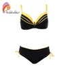 Andzhelika Sexy Bikinis femmes grande coupe deux pièces maillots de bain Push Up Bikini ensemble 2021 plage grande taille maillots de bain maillot de bain 210319