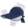 ワイドブリム帽子女性の太陽の帽子空のトップバイザー格納式ビッグエラスティックゴルフ女性夏の通気性汗吸収剤ビーチCA3462
