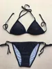 Nya sommarkvinnor solid bikini set push-up unpadded bra baddräkt baddräkt triangeln baddräkt simning kostym sp620