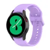 Colorful buckle Silicone Sport Strap For Samsung Galaxy Watch 4 Classic 42mm 46mm Bracelet 20mm Wrist Band For Galaxy Watch4 40mm 44mm Correa