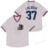 Nikivip Custom Bull Durham #8 Crash Davis #37 Ebby Laloosh Movie Baseball koszulka baseball