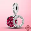 925 Sterling Silver Family Charm Amour Coeur Perles Rainbow Flower Fit Pandora Bracelet Argent 925 Bijoux cadeau