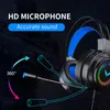 G58 Gaming Headset Gamer Headphones 4D Stereo Surround Wired Earphones Microphone USB Colorful Light PC Laptop Game Headsets