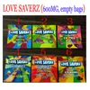 Lege Edibles Verpakking Mylar Bags Medicineer Infused Gummy Worms Snoep Eetbare Pakket Touw Dope Riemen
