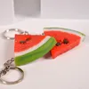 30st Vattenmelon Keychain DIY Telefonrem Koreanska landsbygden Frukttelefon Charmband Mobilväska Hängsmycke Julklapp