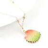 Chains Summer Shell Fashion Gold Necklace Sea Beach Pendant Female For Bohemian Charm Women Jewelry Accessories