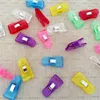 1000 sztuk / partia szycia klipy wielokolorowe plastikowe zaciski tkaniny patchwork Craft Clips Clips Holder Pickling Clip