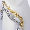 Flashbuy 2020 Nouveau design Gold Color Metal Lettre B Bracelets pour femmes Bracelet de la chaîne de liaison épaisse Bijoux de mode4832293