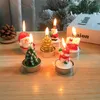 Xmas Craft Present Candle Painting Decoration Christmas Gift Candles Valentine's Day Confession Propes Props Home Bedroom Candleszc729