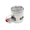 New zinc alloy Smoking tobacco grinder portable barrel-shaped window 63mm 4layer smoking dry herb pipe