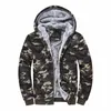 Män militär kamouflage rockar 2019 vinter casual hooded jacka mens sportkläder hoodies fleece camo varm tjock moletom masculino v191028