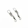 Fishing Hooks 8# Swivels Interlock Snap Lure Tackles Connectors 34mm Length Accessories