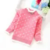 moda ragazze maglioni maglione spesso 2-12 anni abbigliamento per bambini K5108 211201