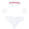 Mens Lingerie Doctor Nurse Sexy Cosplay Rollenspel Kostuums Outfit Set Fancy Clubwear Jockstraps Slips met kraag en manchet Y0913