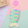 Children's Mini Clutch Bag Cute Sequin Crossbody Bags for Women Small Coin Pouch Purse Kids Money Bag Girls Wallet