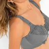 Broderie Bras Sous-Vêtements Femmes Plus La Taille Sexy Mince Soutien-Gorge Dentelle Soutien-Gorge Noir Blanc Gris 36 38 40 42 44 48 50 52 54 F G H I 211110