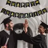 Banderas de papel de graduación, guirnalda rústica de felicitaciones, mantel de fiesta, chimenea, colgante de pared para el hogar ZYY849, 2021