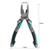 Elecall Wire Cutter Pliers 6 7斜めのプライヤー切断ニッパーワイヤーストリッパープライヤーケーブルカッター用ハンドツールElecri286e